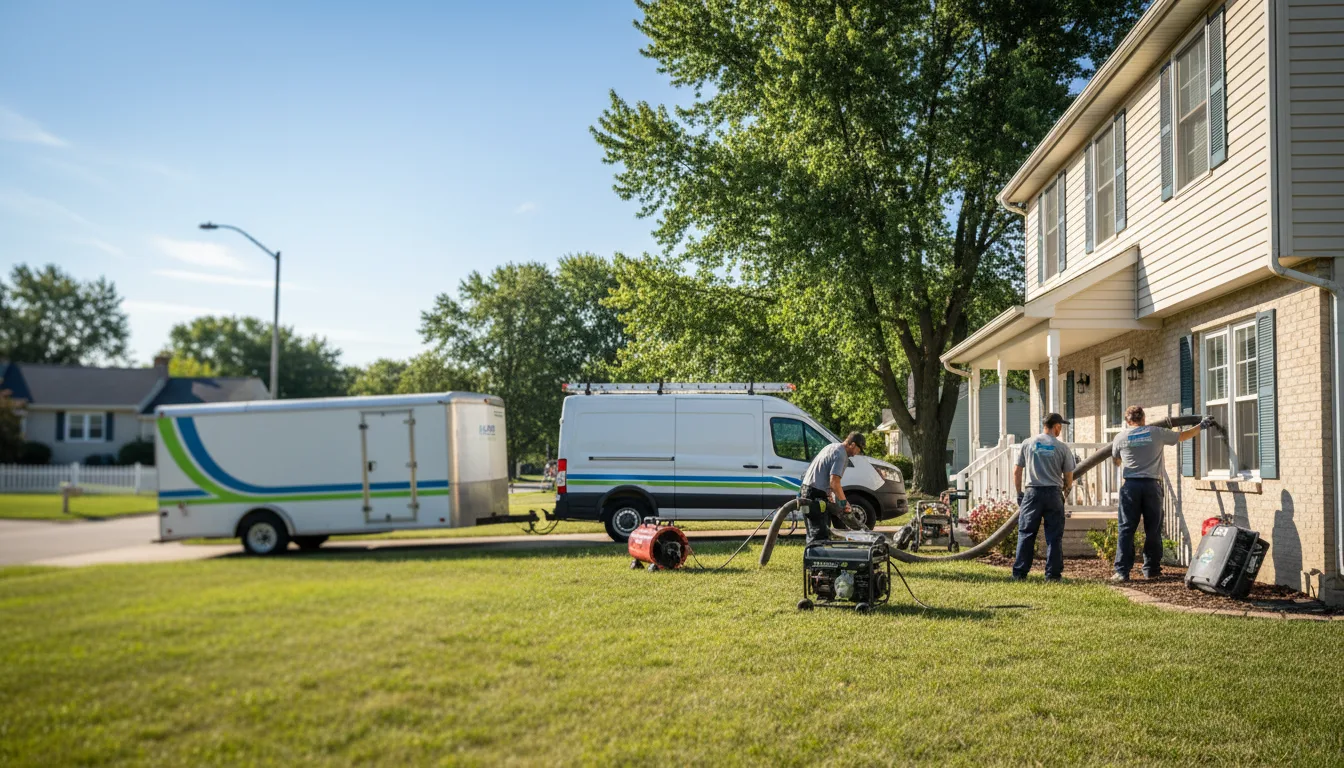 Flooded Basement Restoration And Cleanup With Repair in Lake Crystal, MN near me
